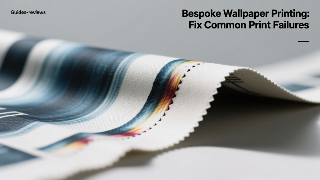 Bespoke Wallpaper Printing: Fix Common Print Failures