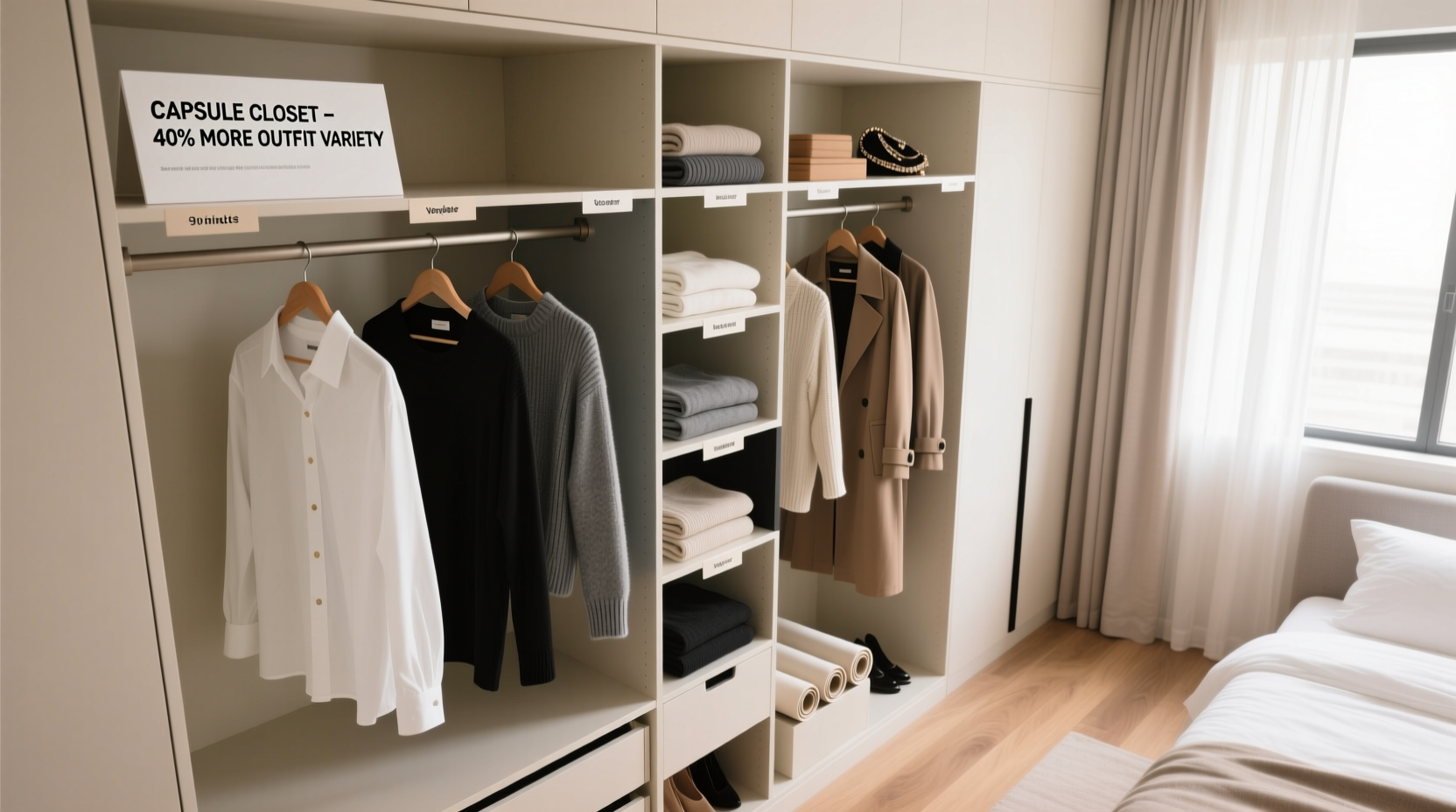 capsule closet from existing clothes