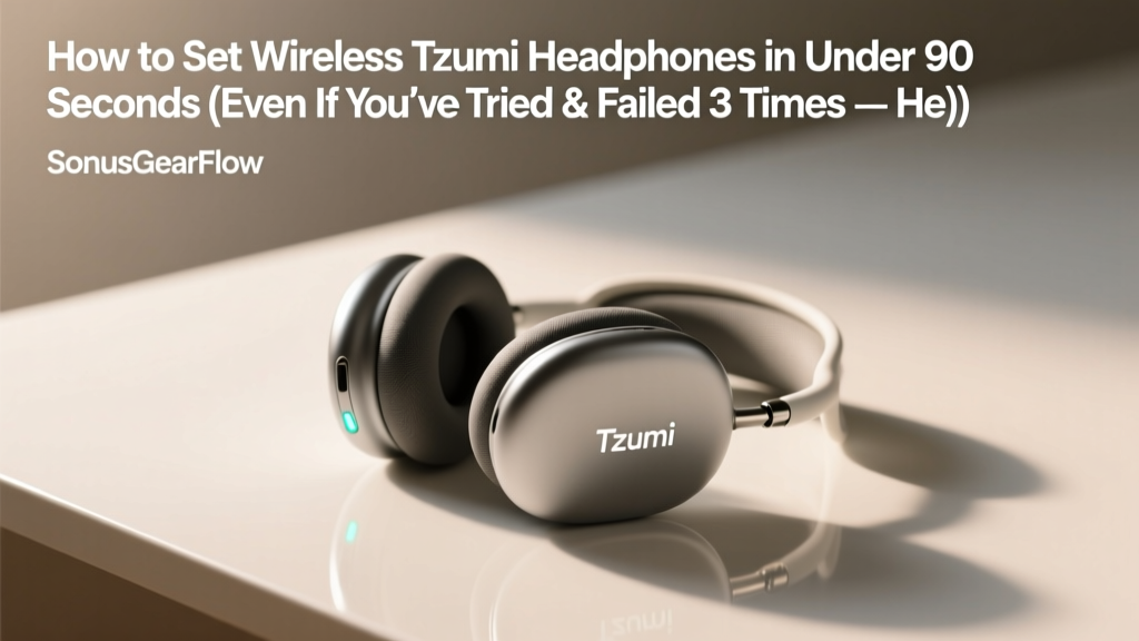 Tzumi Headphones Setup: Fix Bluetooth Pairing (2026)