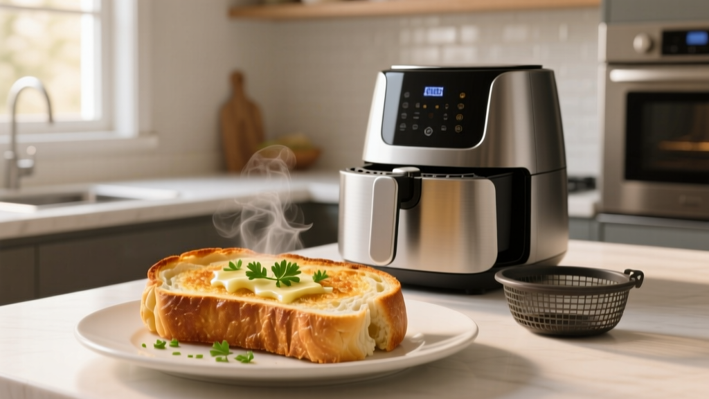 Air Fryer Garlic Bread: Perfect Crisp in 4–6 Minutes