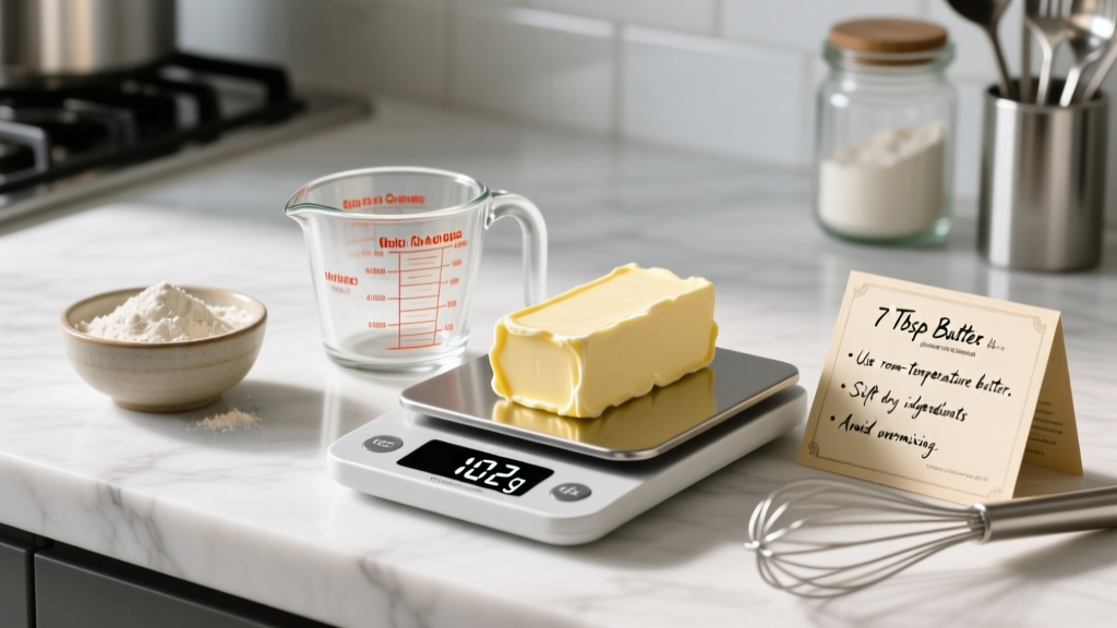 7 Tbsp Butter in Grams Exact Conversion: Why 102g (Not 100g!) Saves Your Cakes & 5 Baking Tips That Prevent Soggy, Dense, or Split Batters Every Time