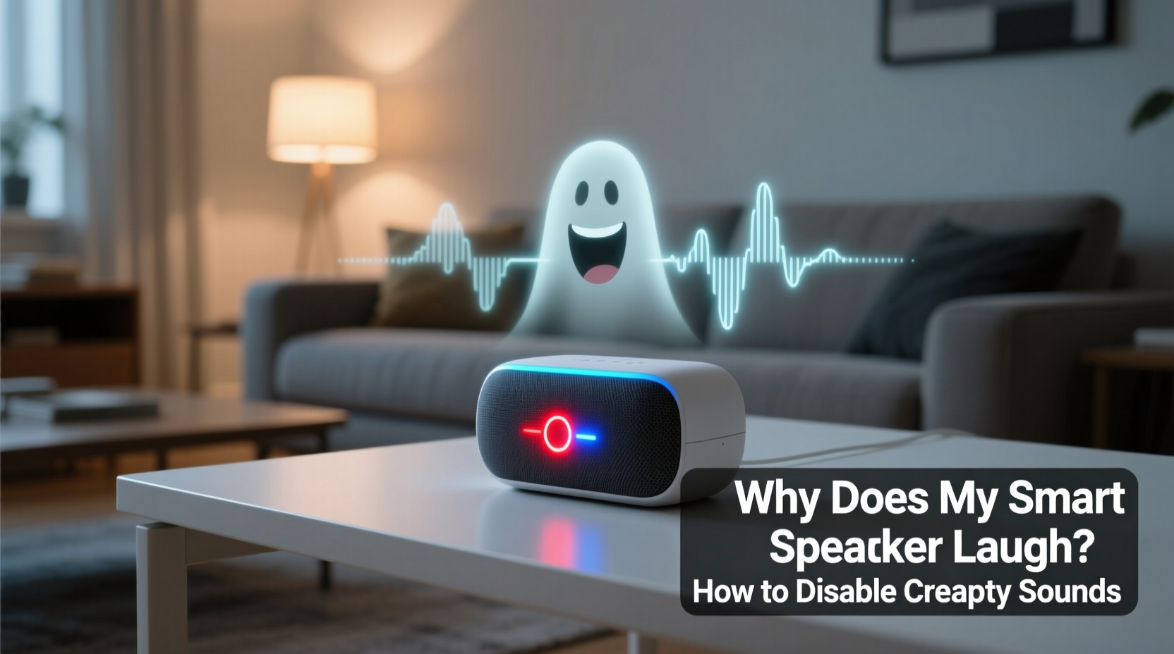 why does my smart speaker randomly laugh and how to disable creepy sounds