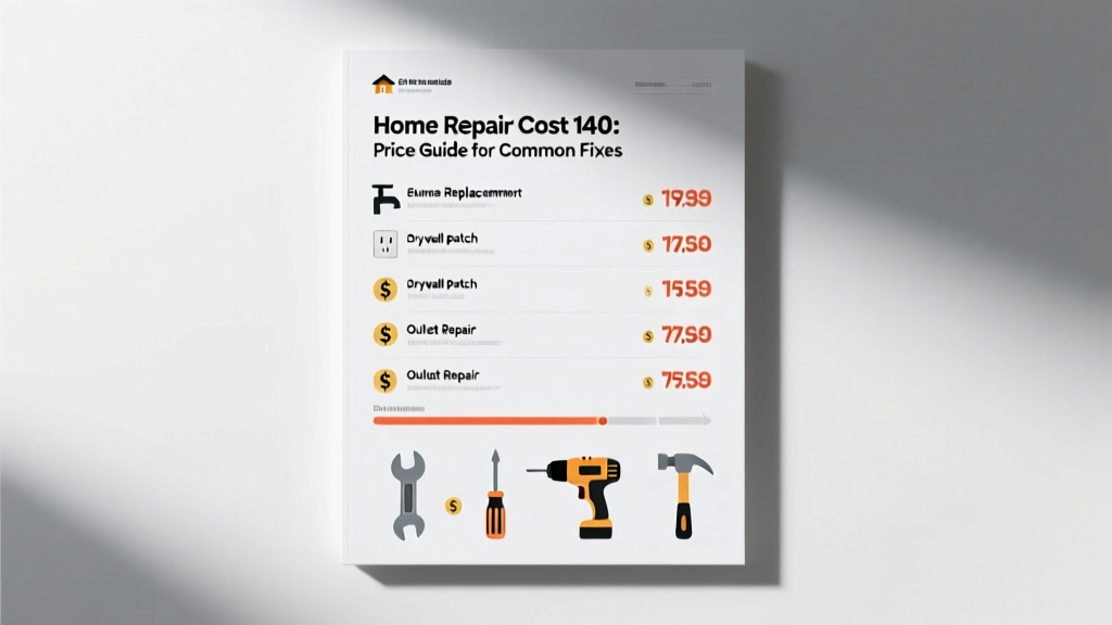 Home Repair Cost 140: Price Guide for Common Fixes