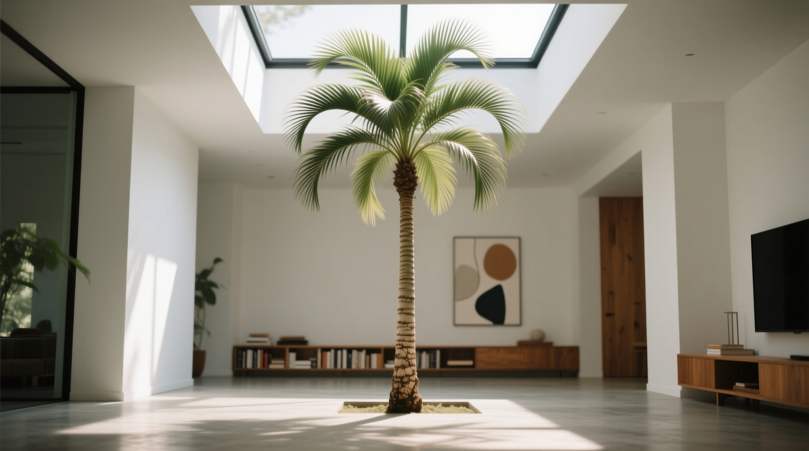 tall dracena plant