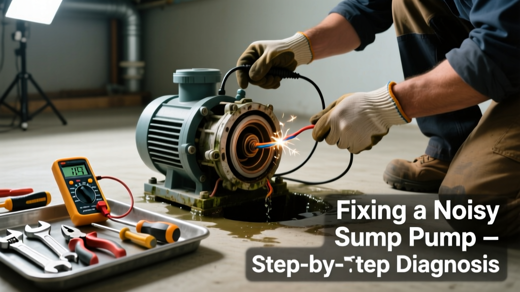 Fixing a Sump Pump That’s Not Working & Making Noise