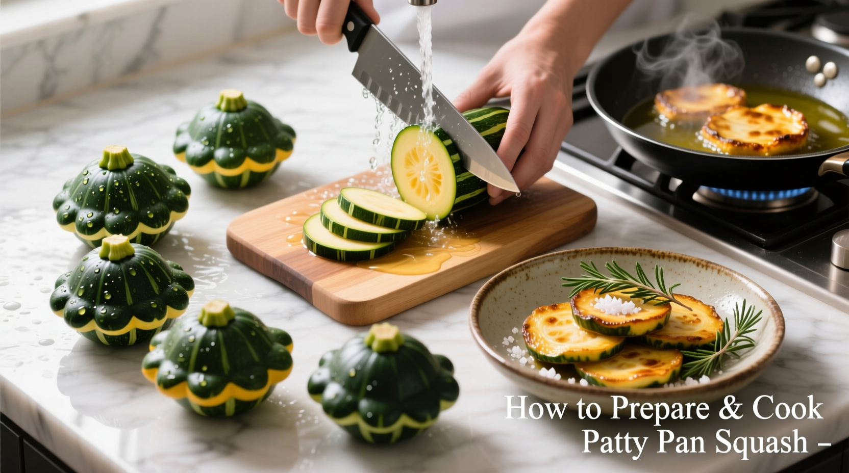 how to prepare and cook patty pan squash