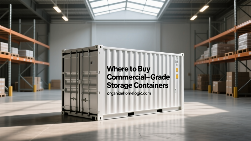 Where to Buy Commercial-Grade Storage Containers