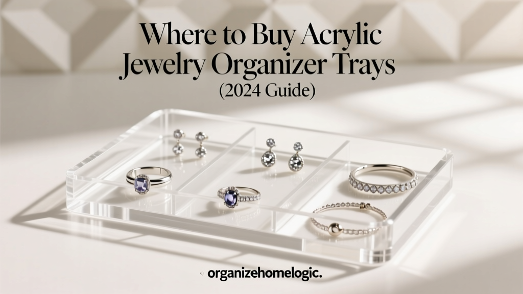 Where to Buy Acrylic Jewelry Organizer Trays (2024 Guide)