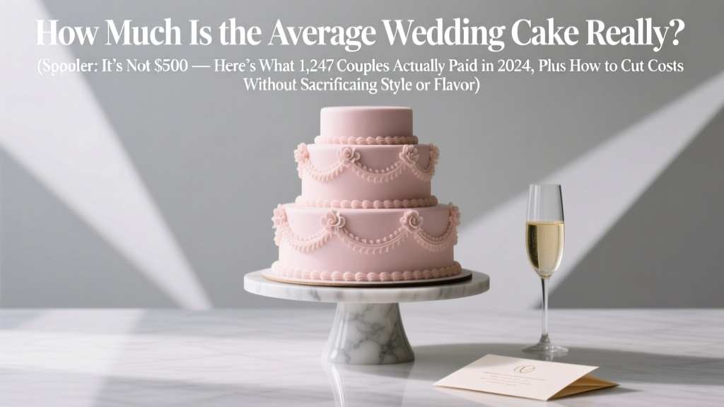Wedding Cake Cost: What 1,247 Couples Paid (2026)