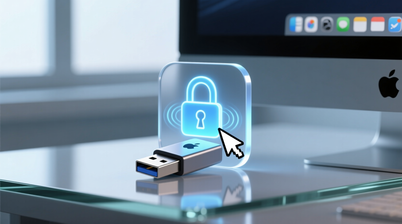 encrypt a usb stick in finder with a click