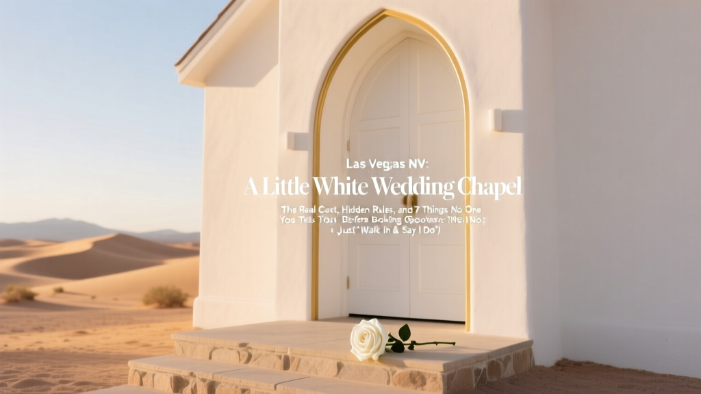 A Little White Wedding Chapel Las Vegas: Real Costs & Tips