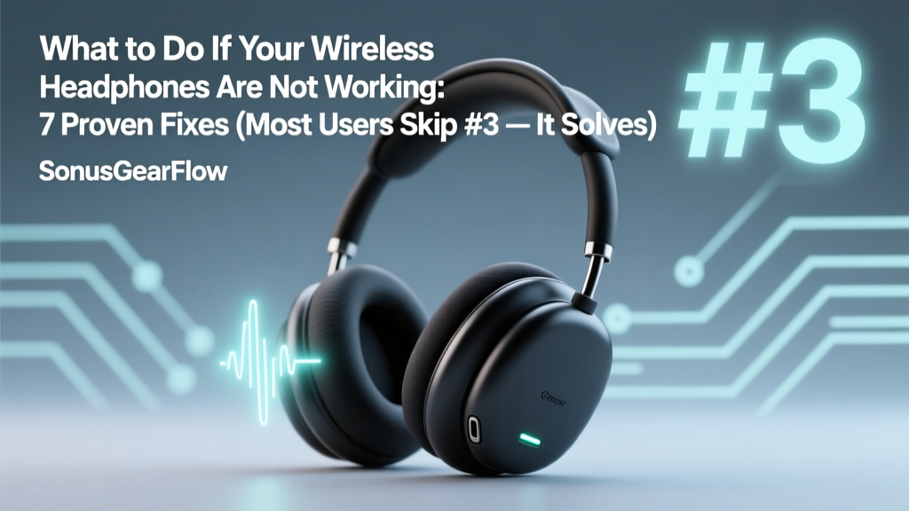 Wireless Headphones Not Working? 7 Fixes (2026)