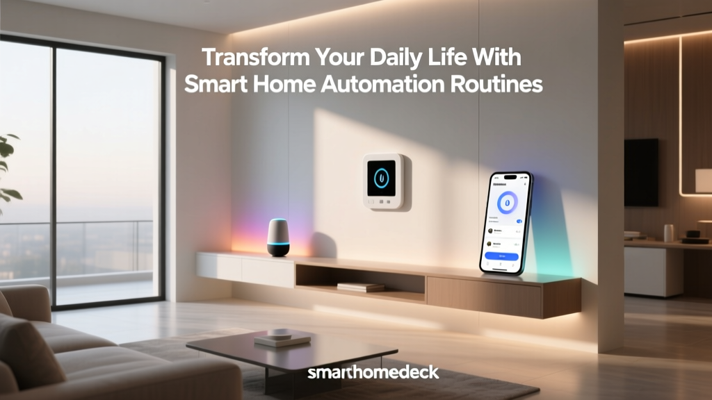 Transform Your Daily Life With Smart Home Automation Routines