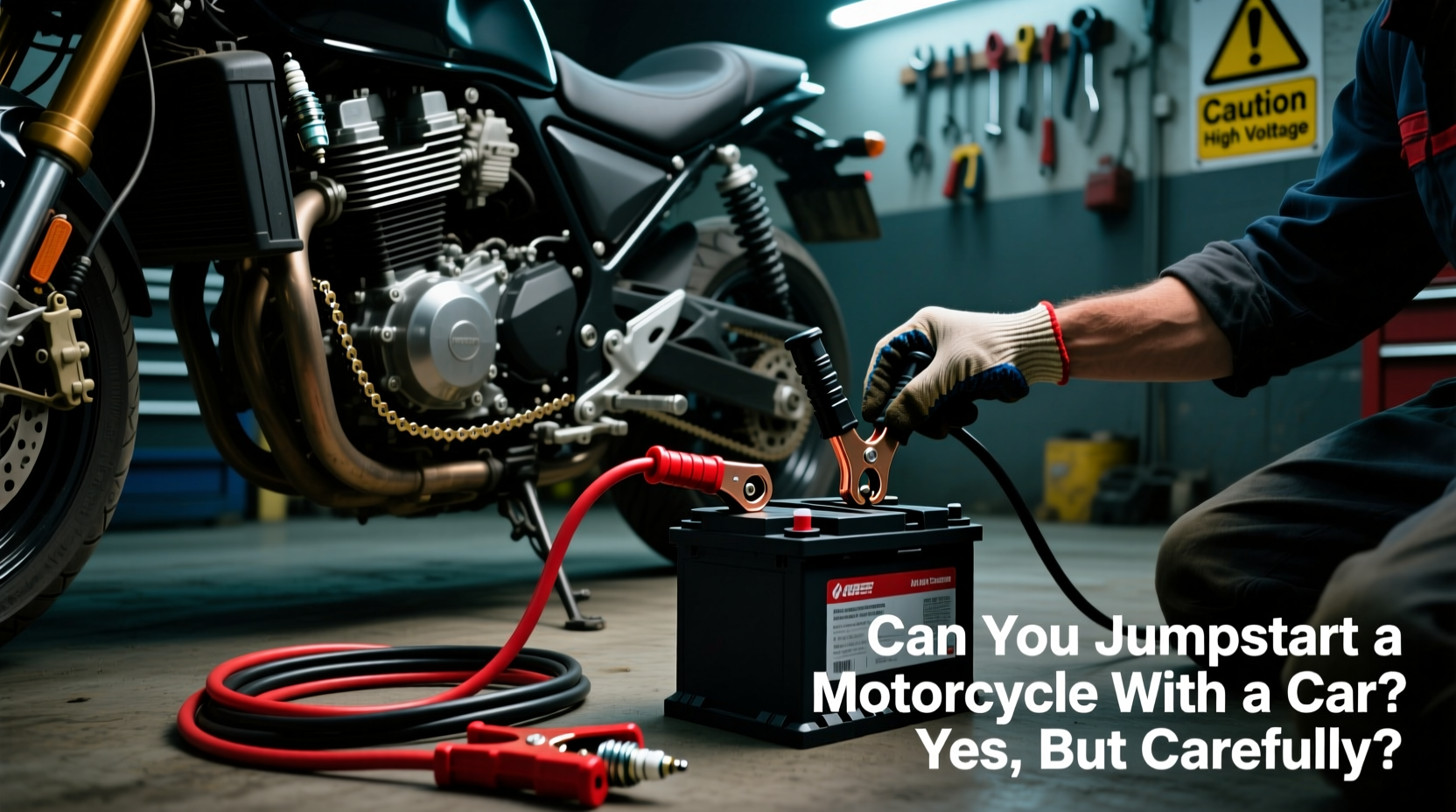 can you jumpstart a motorcycle with a car
