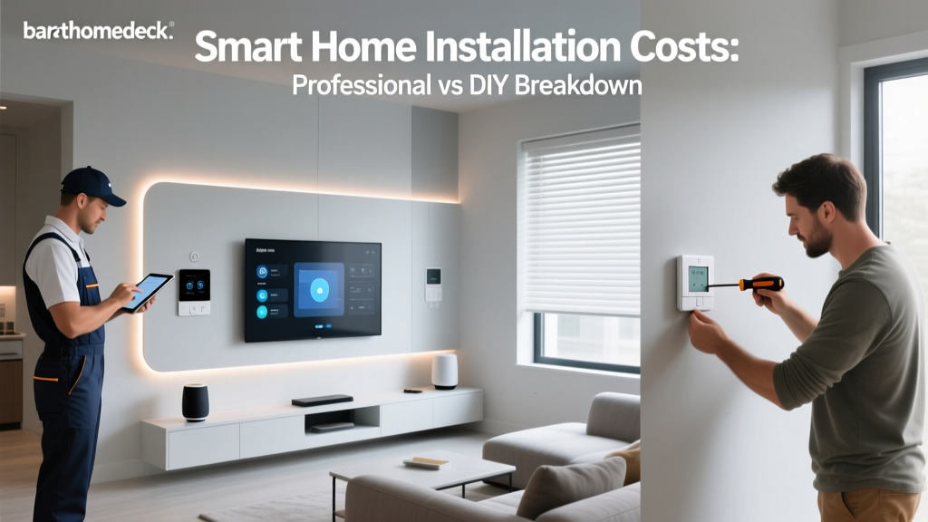 Smart Home Installation Costs: Professional vs DIY Breakdown
