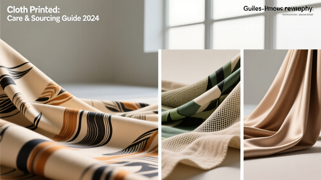 Cloth Printed: Innovation, Care & Sourcing Guide 2024