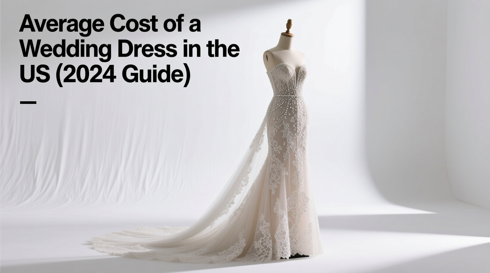 how much does the average wedding dress cost