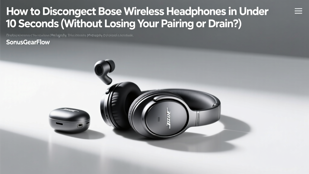 How to Disconnect Bose Wireless Headphones
