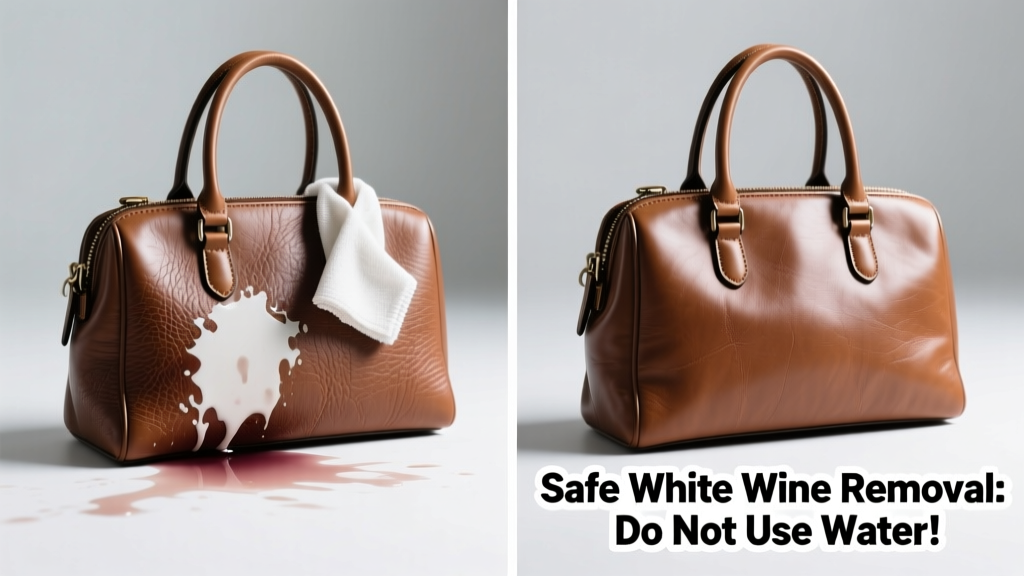 How to Remove White Wine from Leather Safely