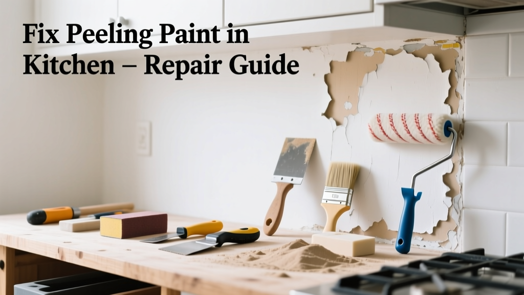 Fix Peeling Paint in Kitchen: Causes & Repair Guide