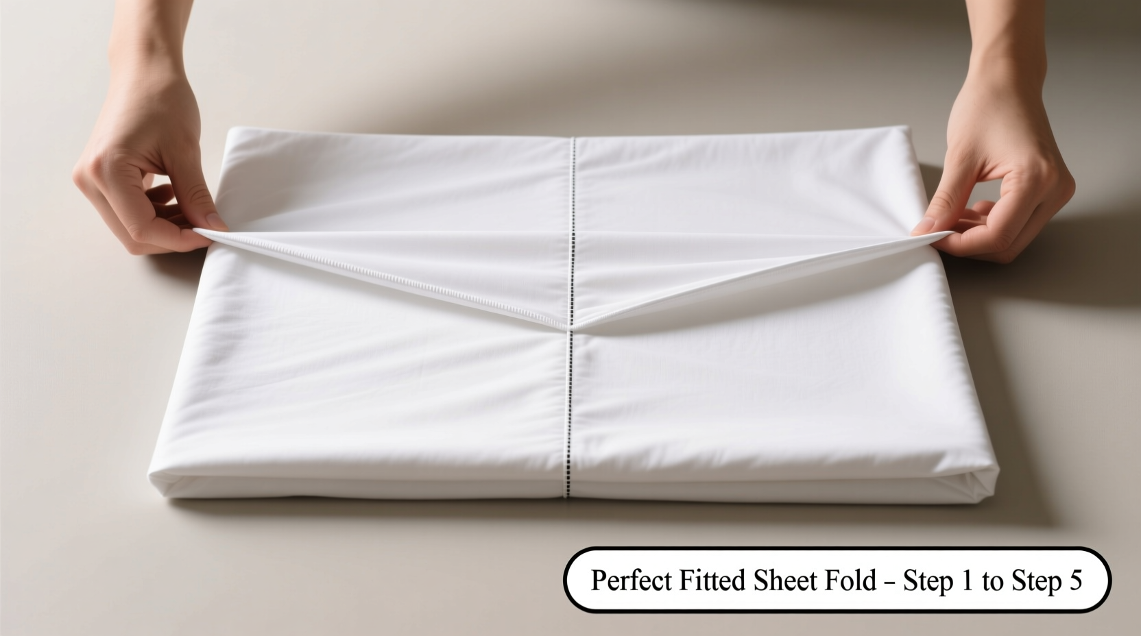 how to fold a fitted sheet perfectly step by step visual guide