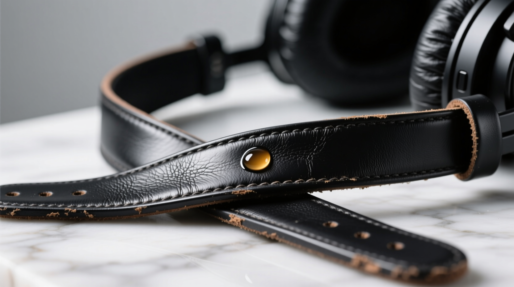 how to clean leather gaming headset straps safely
