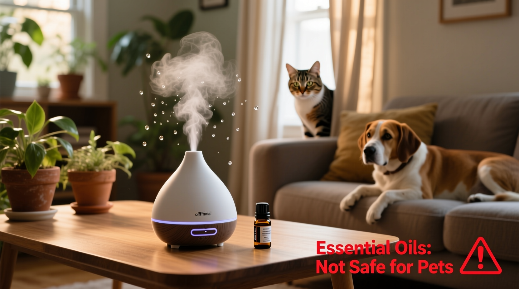 are essential oil diffusers safe around pets or a hidden hazard