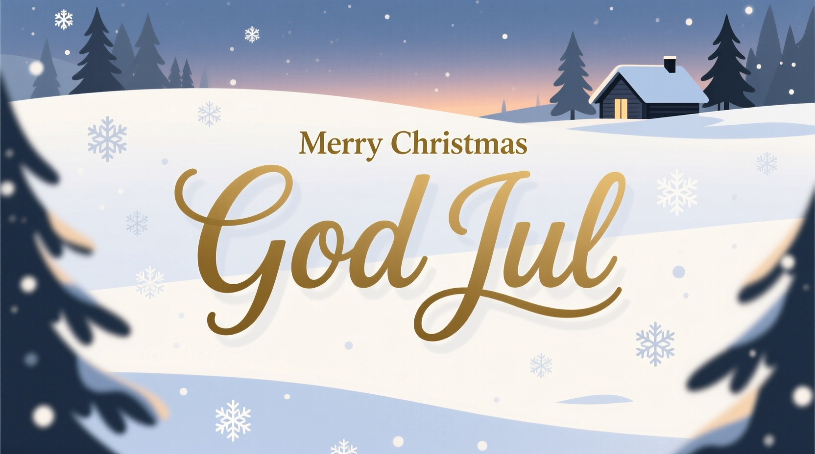 how to say merry christmas in norwegian