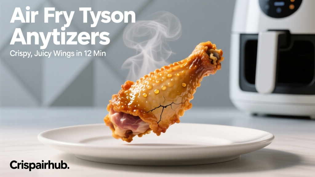 Air Fry Tyson Anytizers: Crispy, Juicy Wings in 12 Min