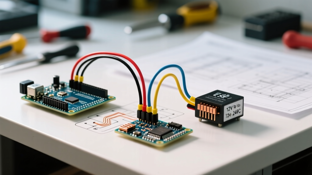 RV Wiring Diagram for Honeywell Programmable Thermostat: 12V to 24V