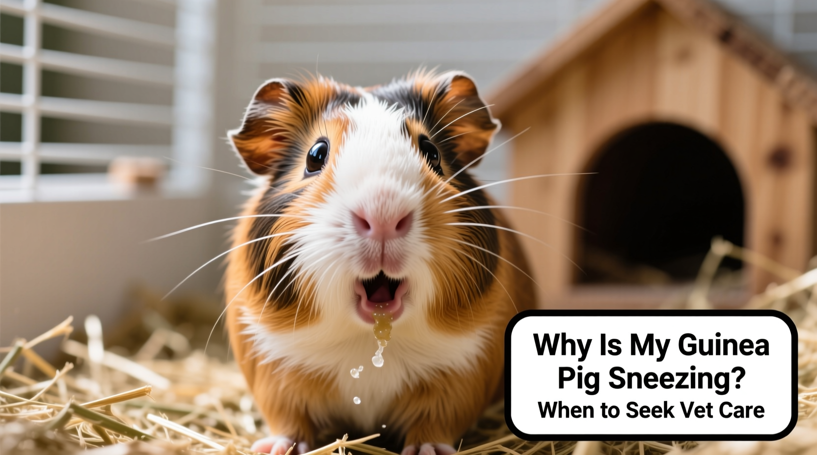 why is my guinea pig sneezing and when should i take action