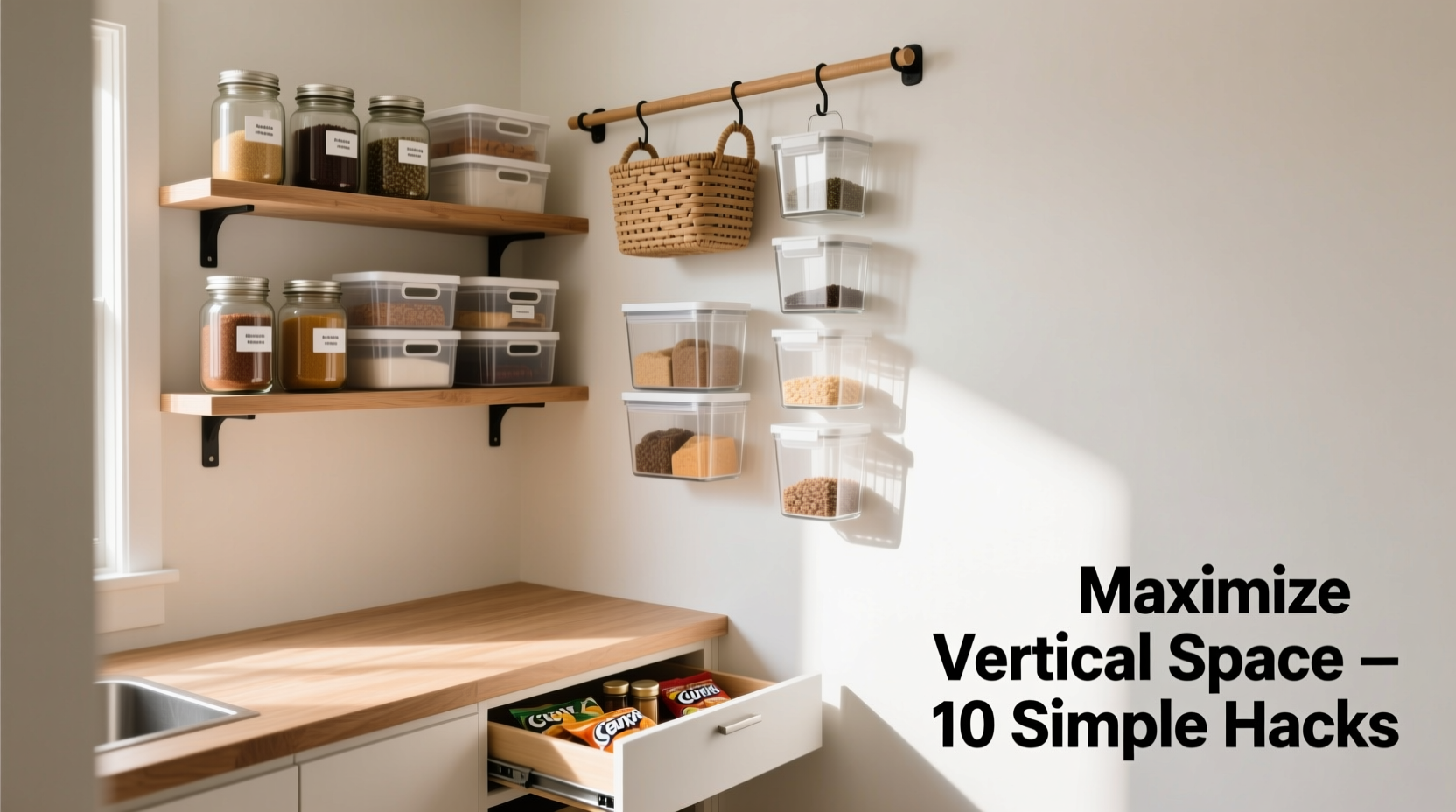 organizing a small pantry effective hacks for maximizing vertical space