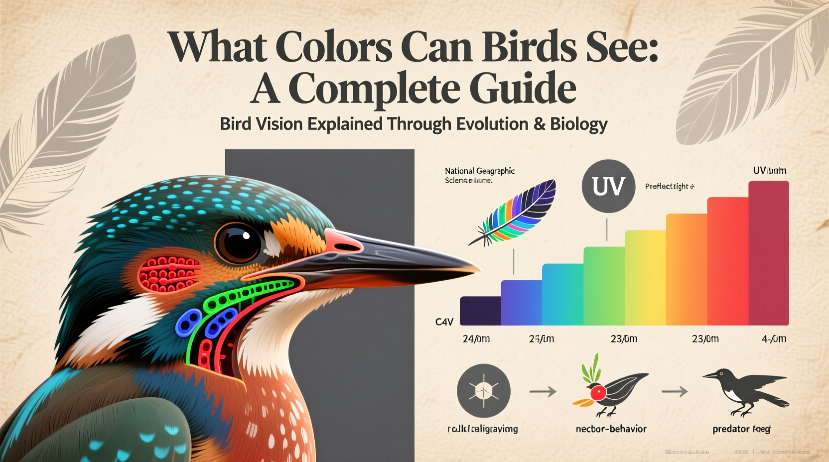 what colors can birds see