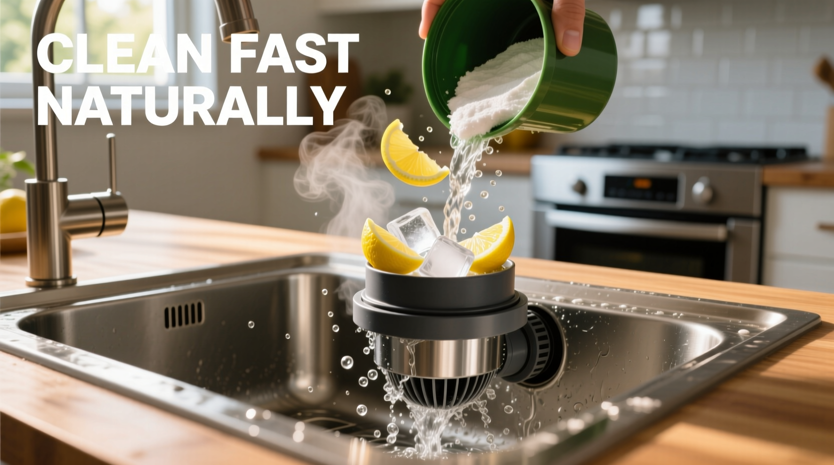 how to clean a stinky garbage disposal naturally and fast