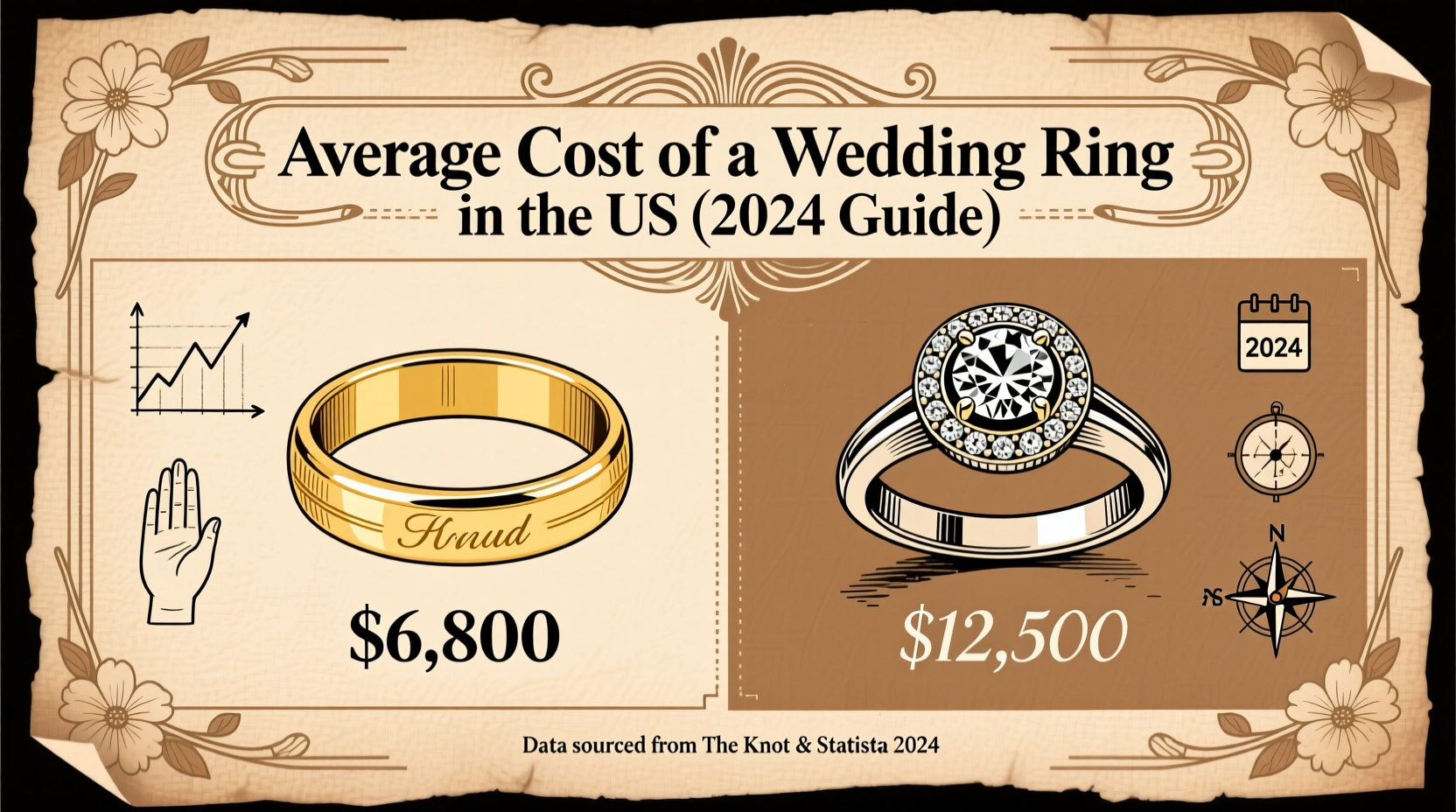 how much is the average wedding ring