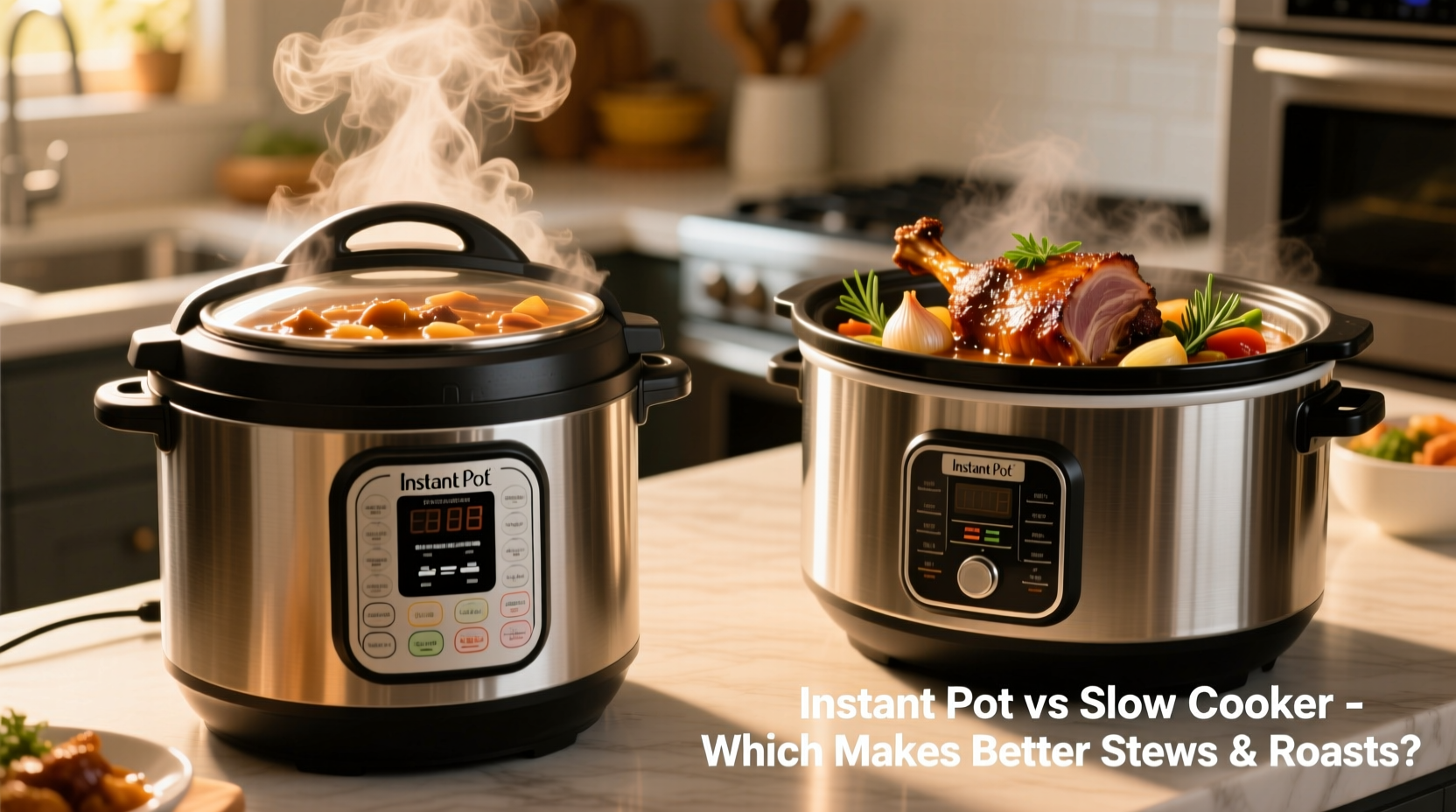 instant pot vs slow cooker which one makes better stews and roasts