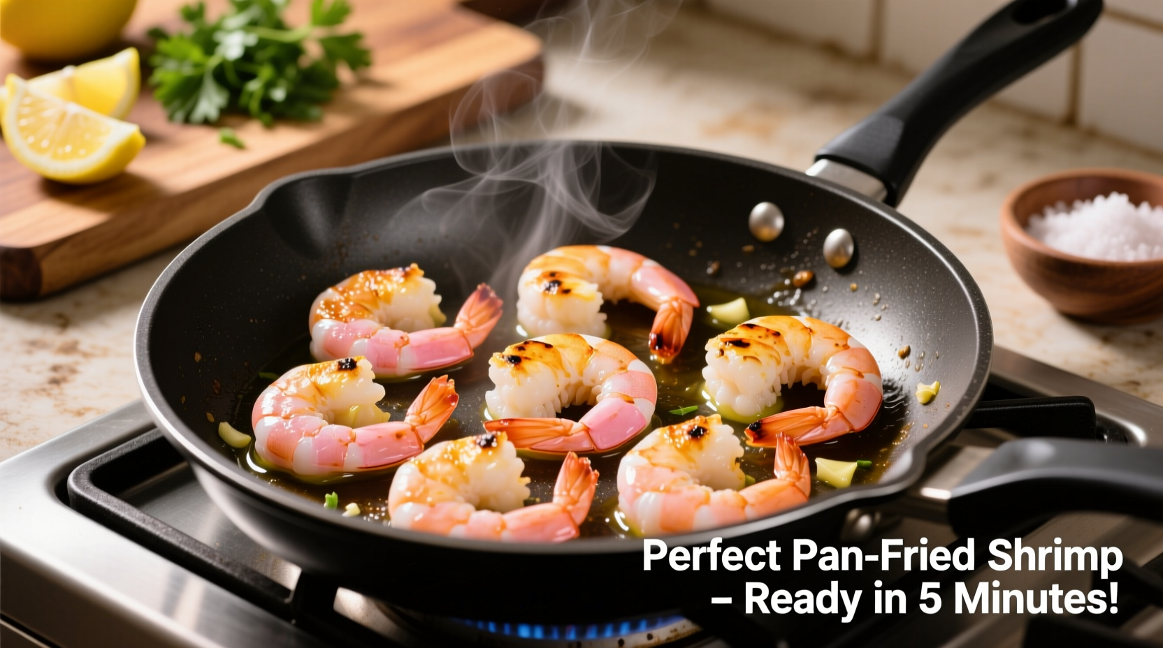 how to cook frozen shrimp in a pan