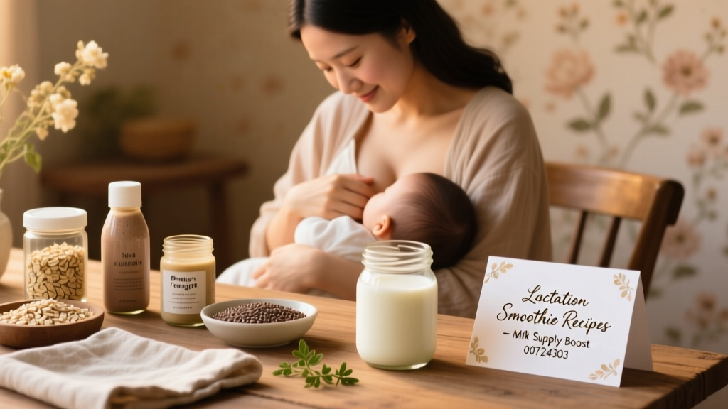 Evidence-Informed Breastfeeding Lactation Smoothie Recipes to Support Healthy Milk Supply