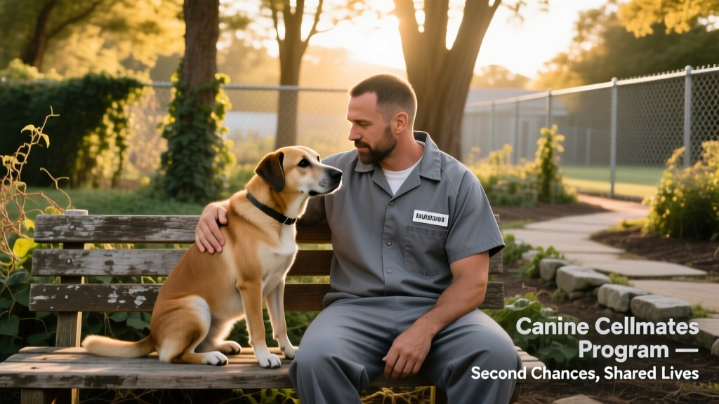 Canine Cellmates Program: Where Dogs and Men Help Each Other Get Another Chance