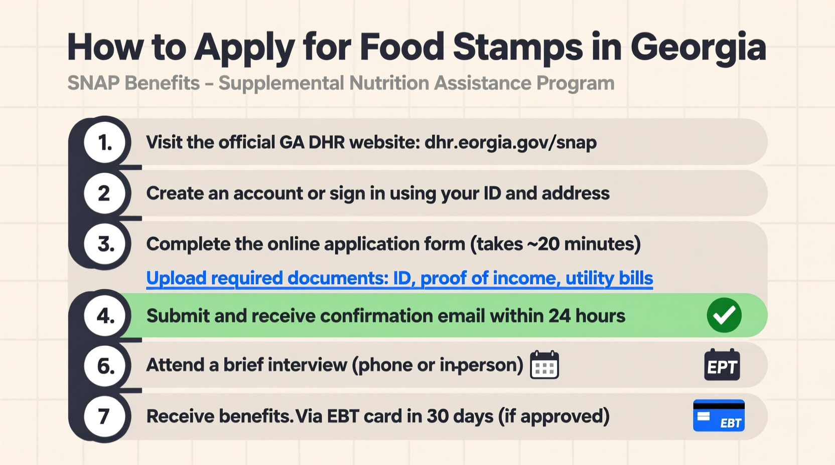 how to file for food stamps in ga