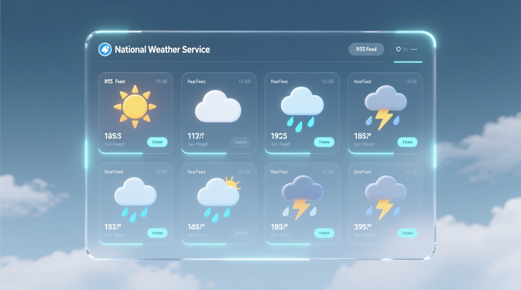rss feeds from the national weather service