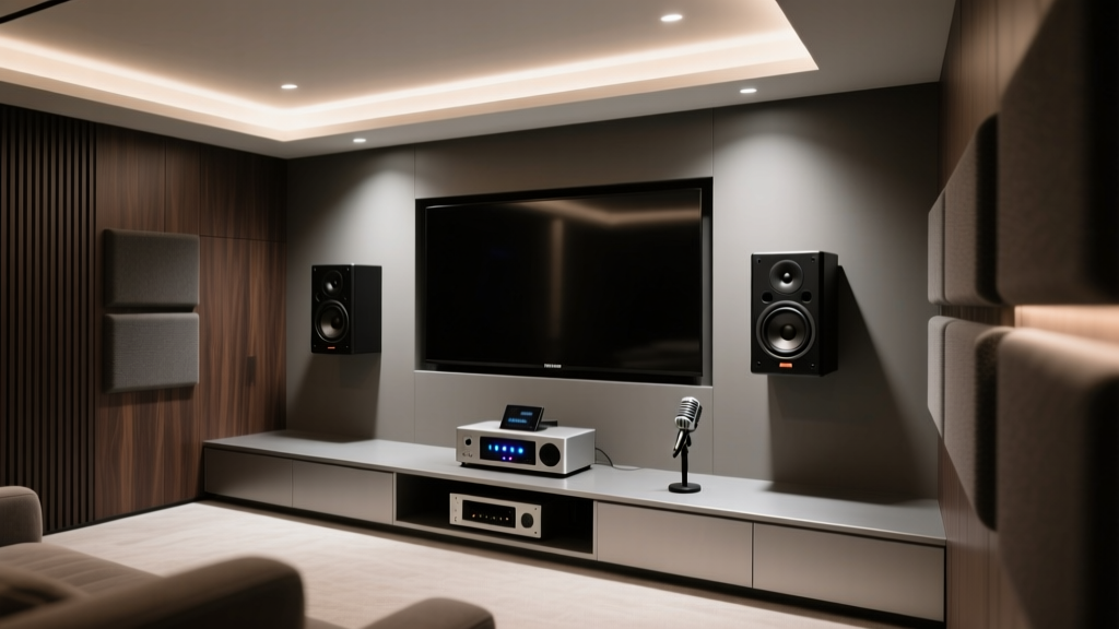 Karaoke System Installation for Home Theater