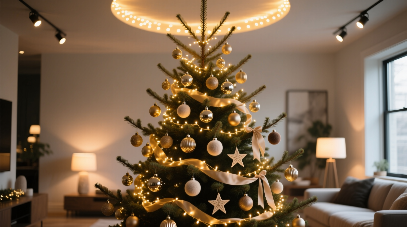 how to make your christmas tree look fuller with lighting tricks and spacing tips