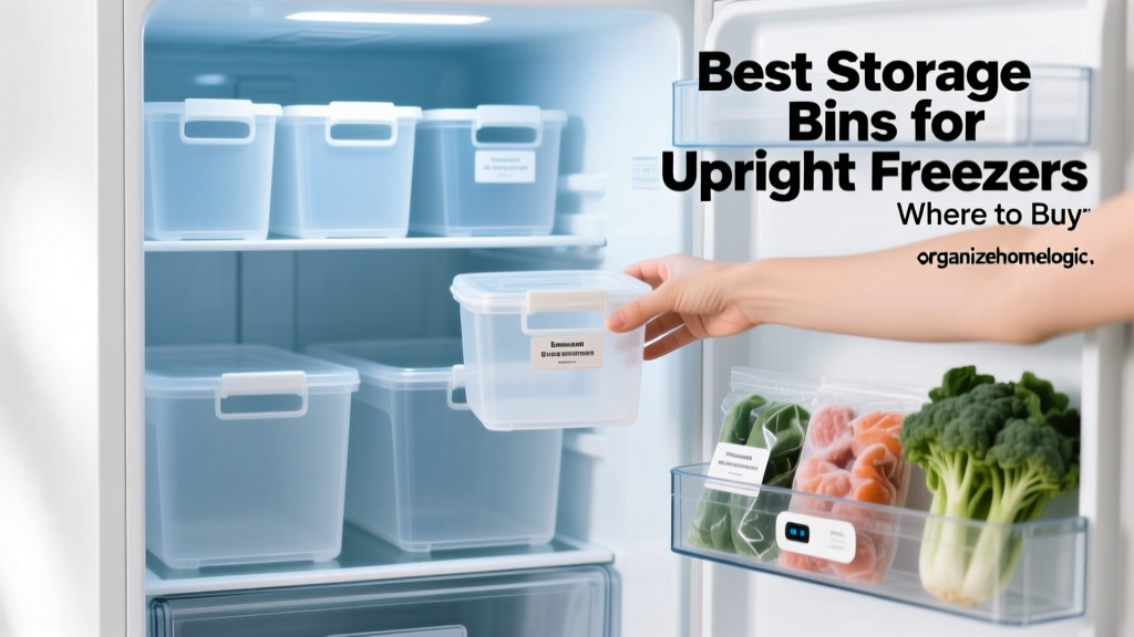 Best Storage Bins for Upright Freezers: Where to Buy