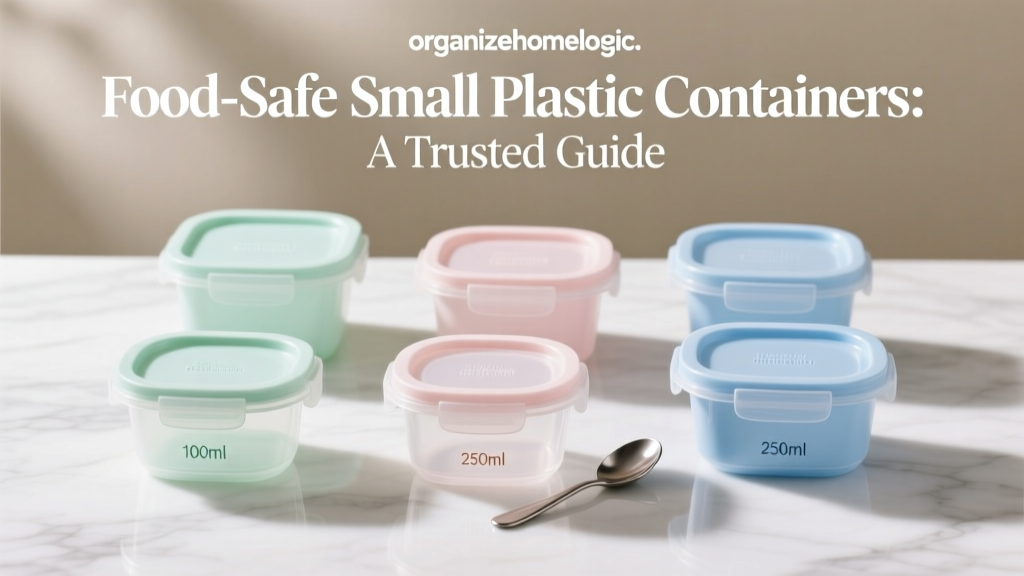 Food-Safe Small Plastic Containers: A Trusted Guide