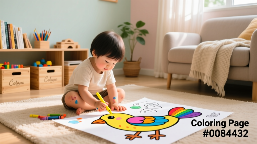 Colorful Big Bird Coloring Pages Little One_0084432: A Parent’s Guide to Screen-Free Creative Play for Ages 2–6