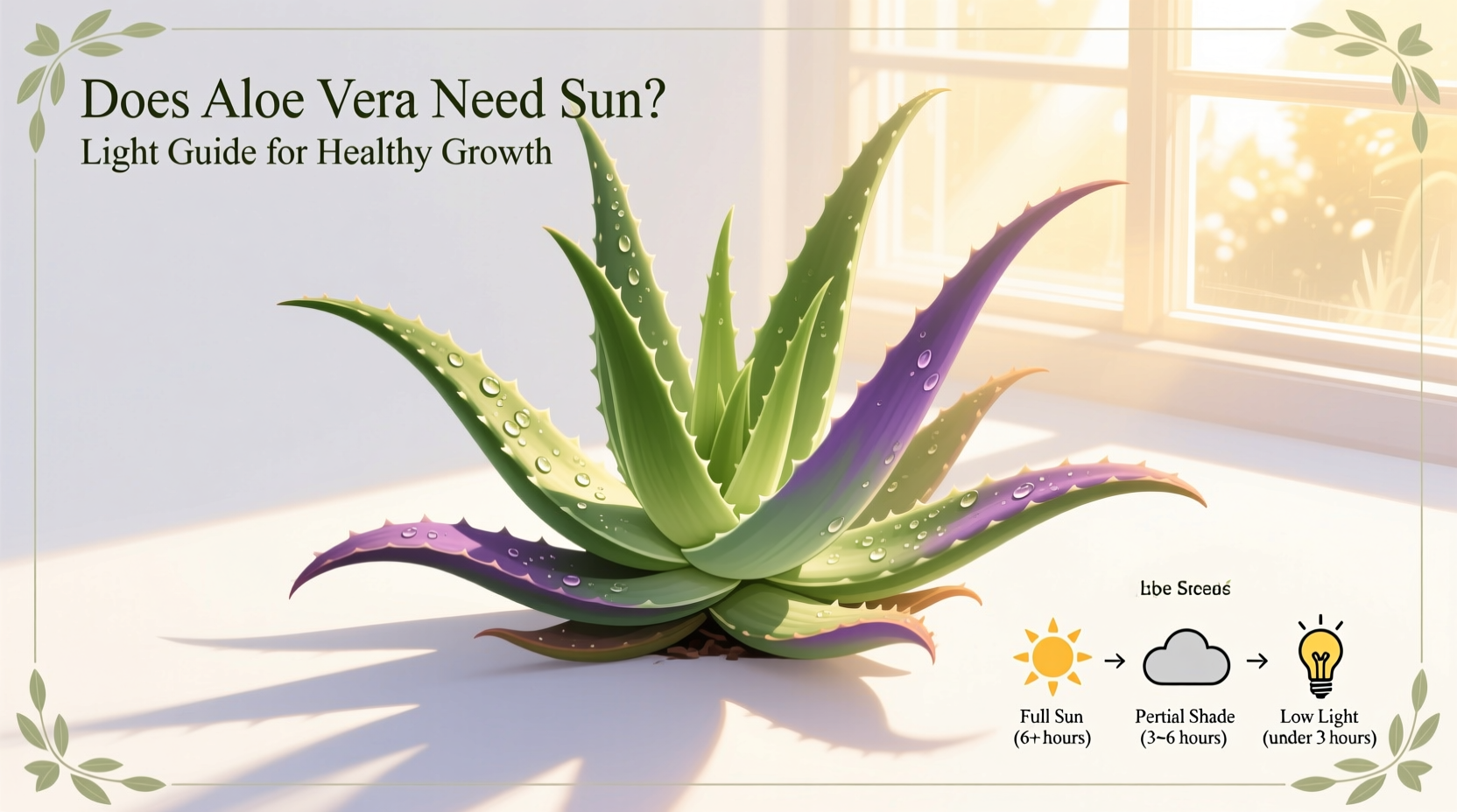 Aloe Vera Sun Guide: 5 Light Rules | TheHomeSprouts