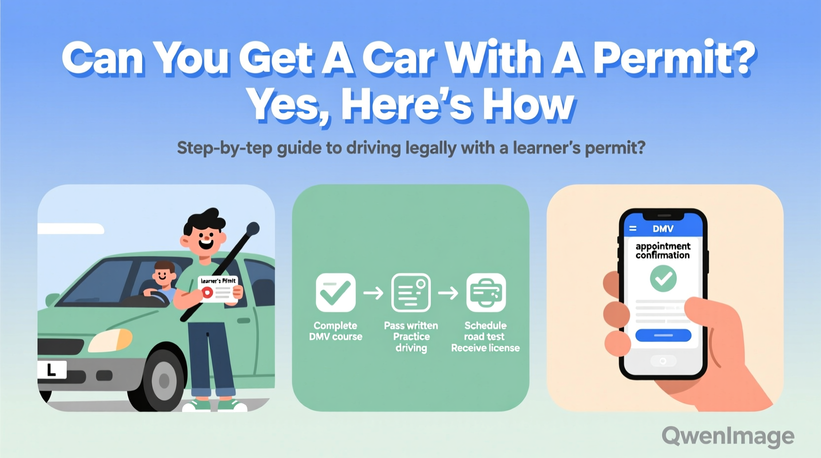 can you get a car with a permit