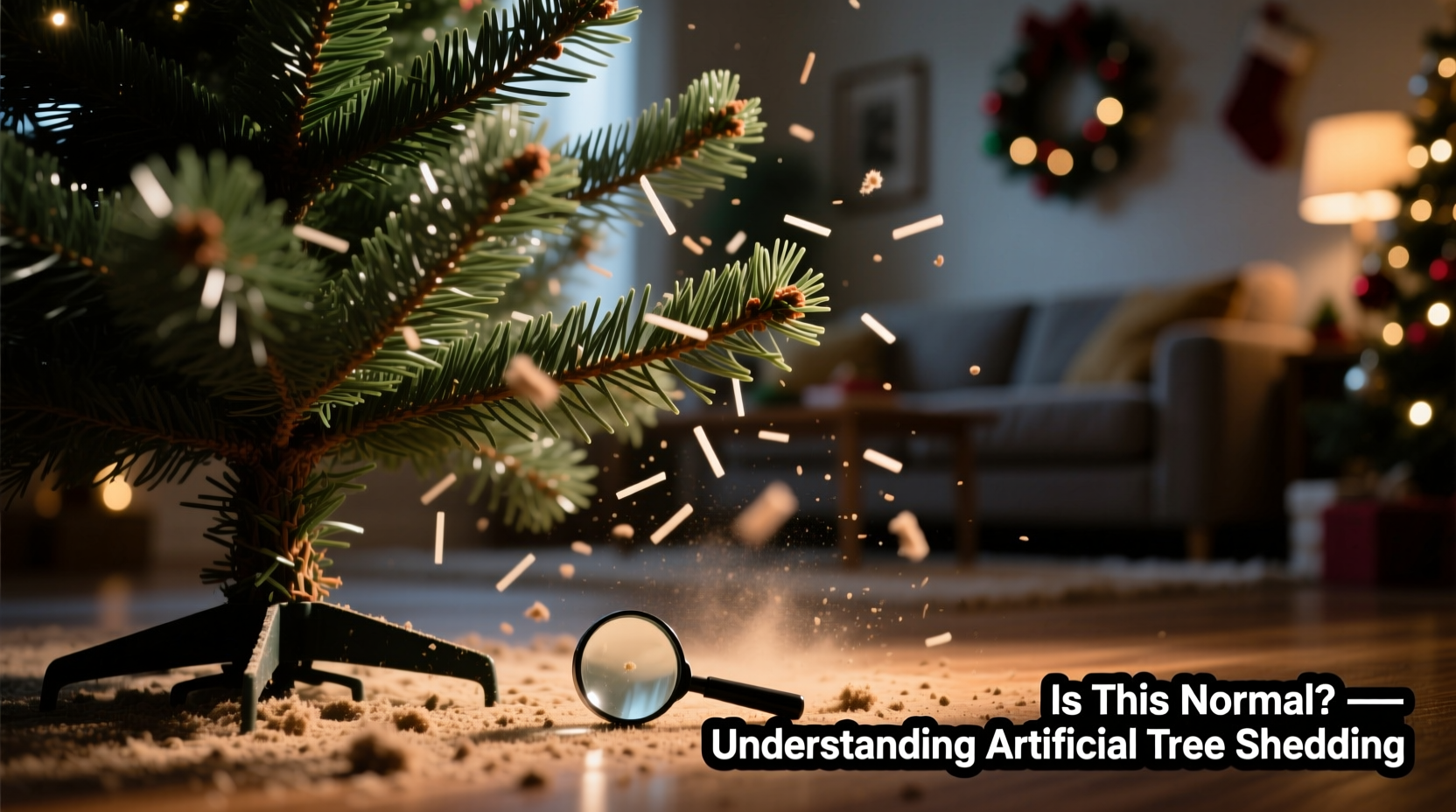 why is my artificial christmas tree shedding and is it normal