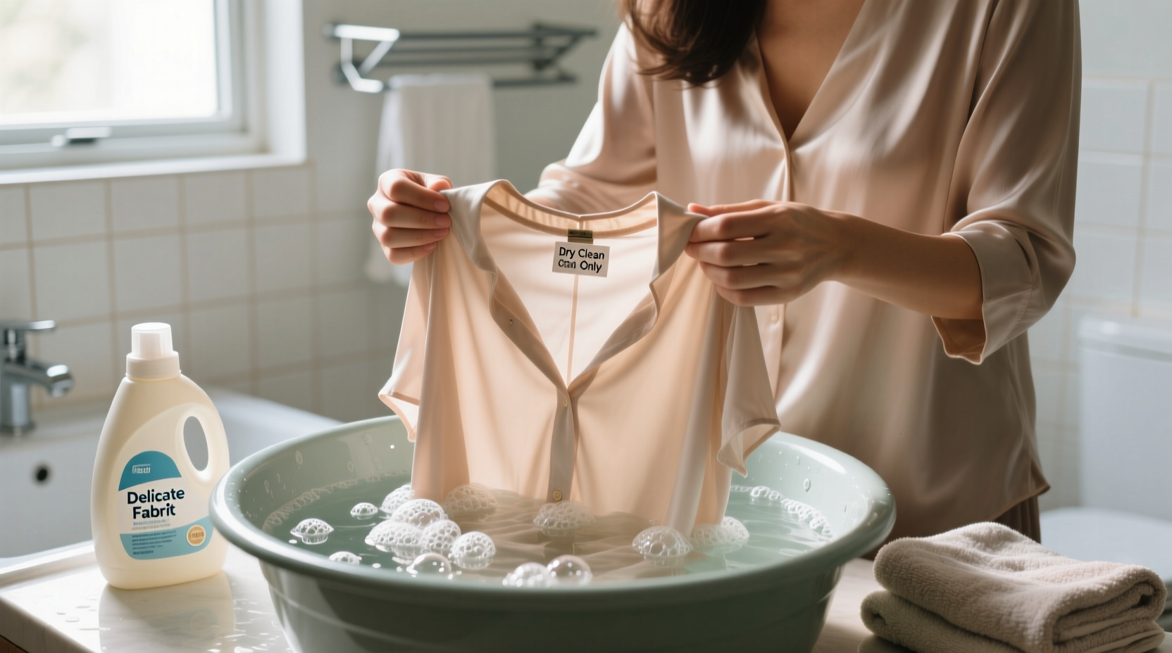 how to wash dry clean only clothes at home